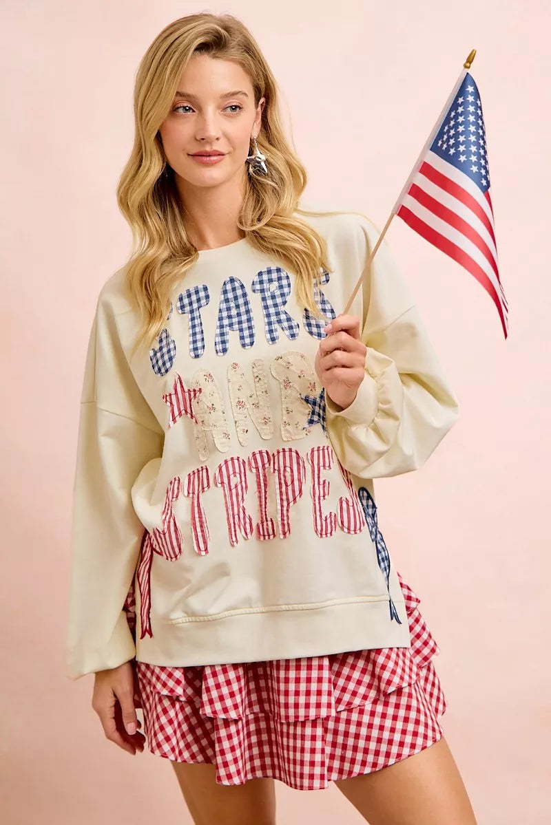 Patriotic 4th of July sweatshirt