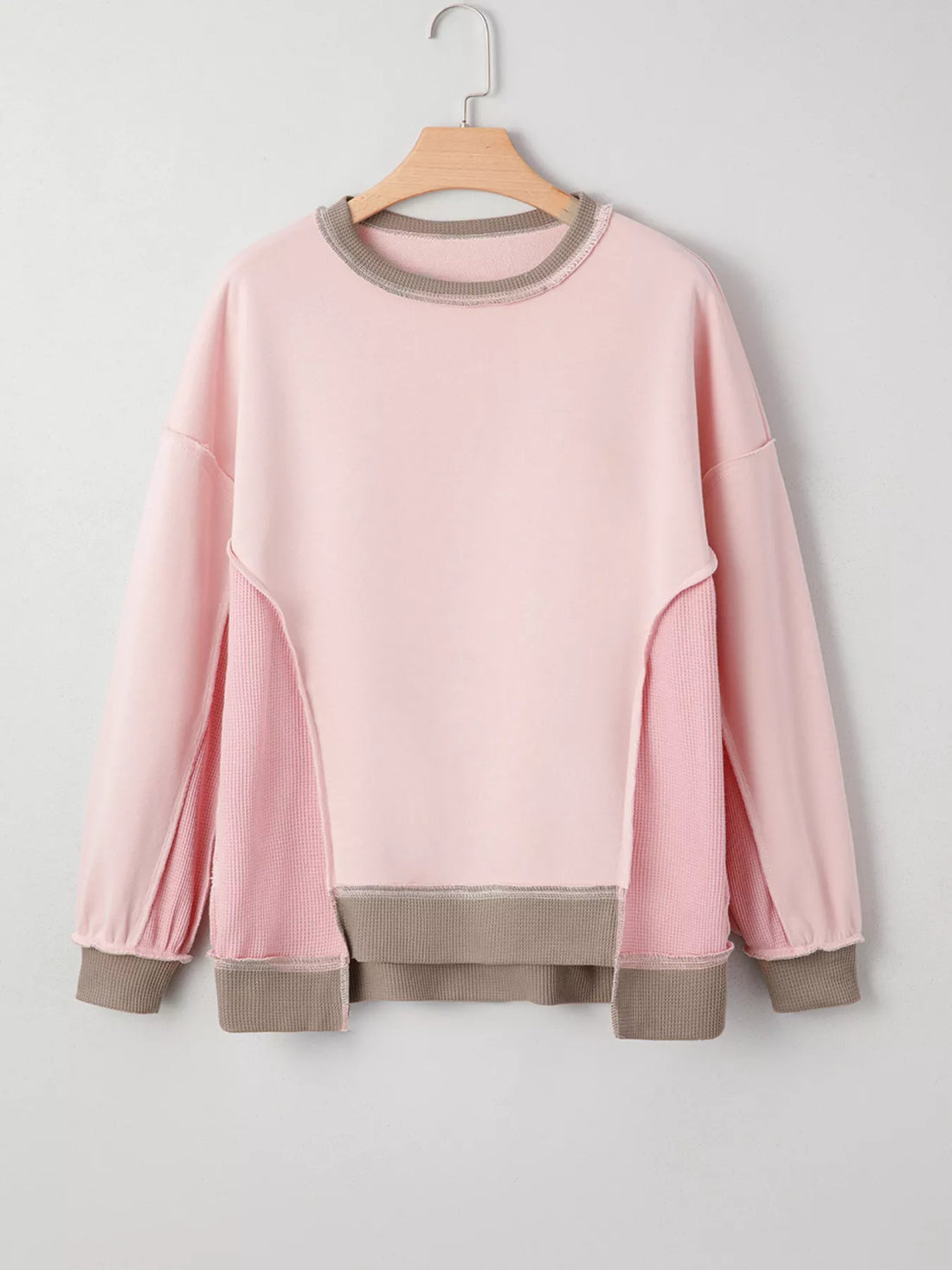 Color Block Oversize Sweatshirt oversized fit