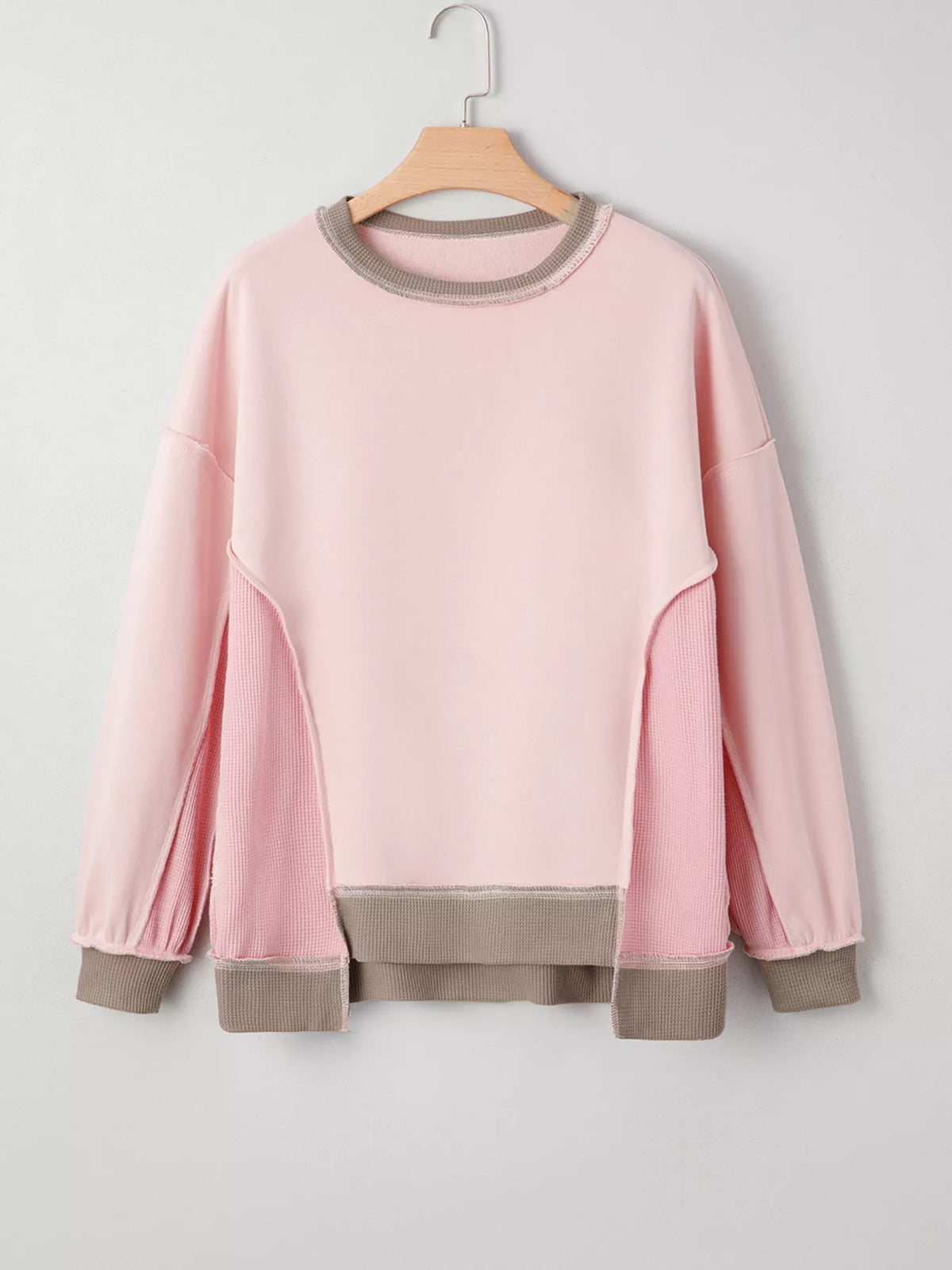 Color Block Oversize Sweatshirt oversized fit