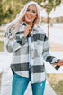 Stylish Plaid Button Up Jacket casual style
