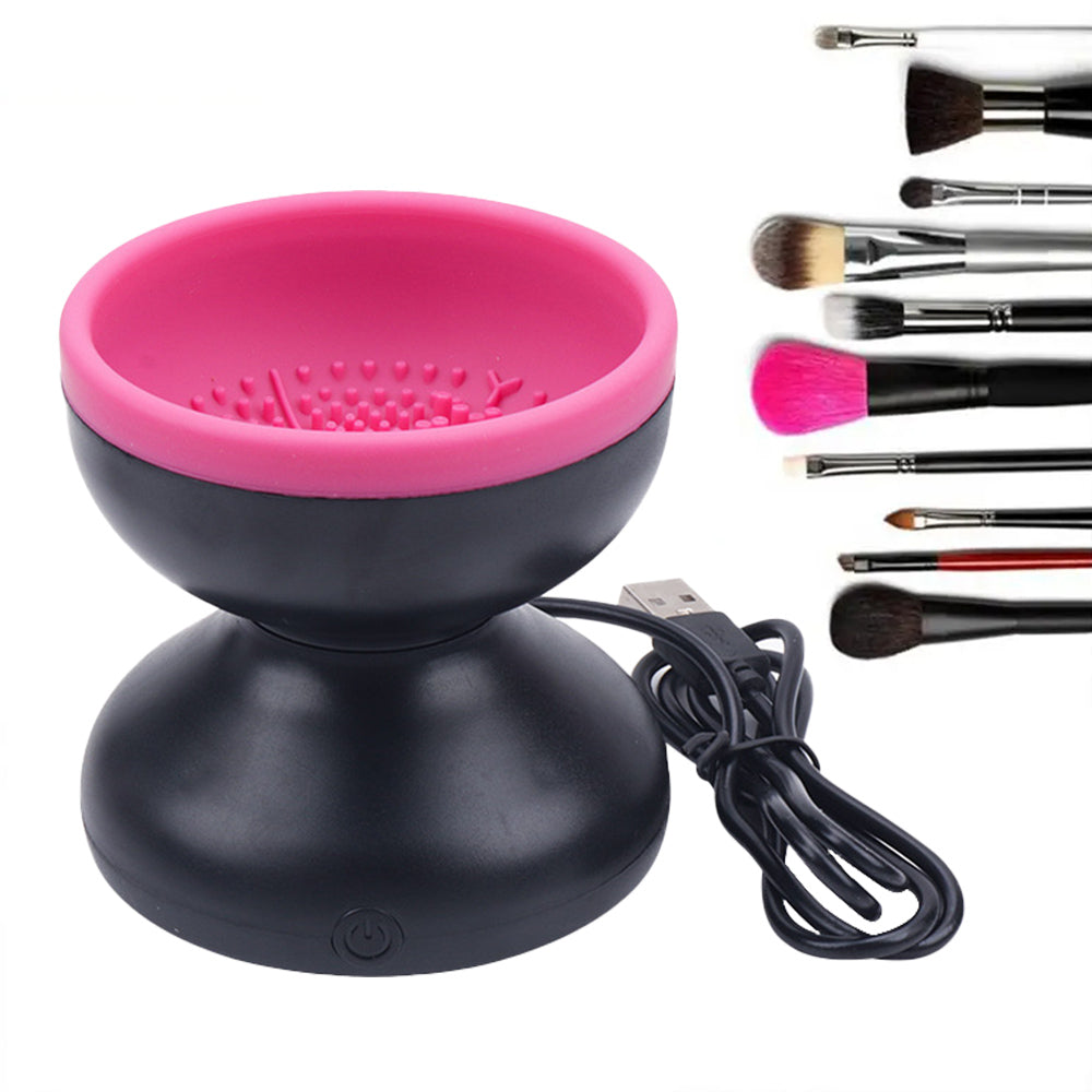 Makeup brush cleaner for cosmetic brushes