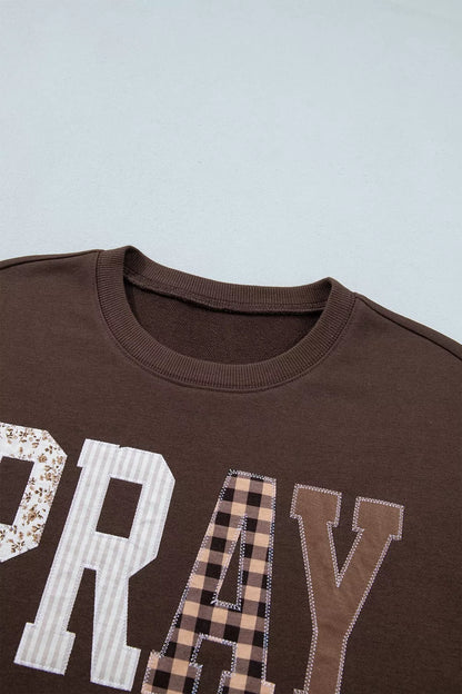 PRAY Crew Neck Sweatshirt women&