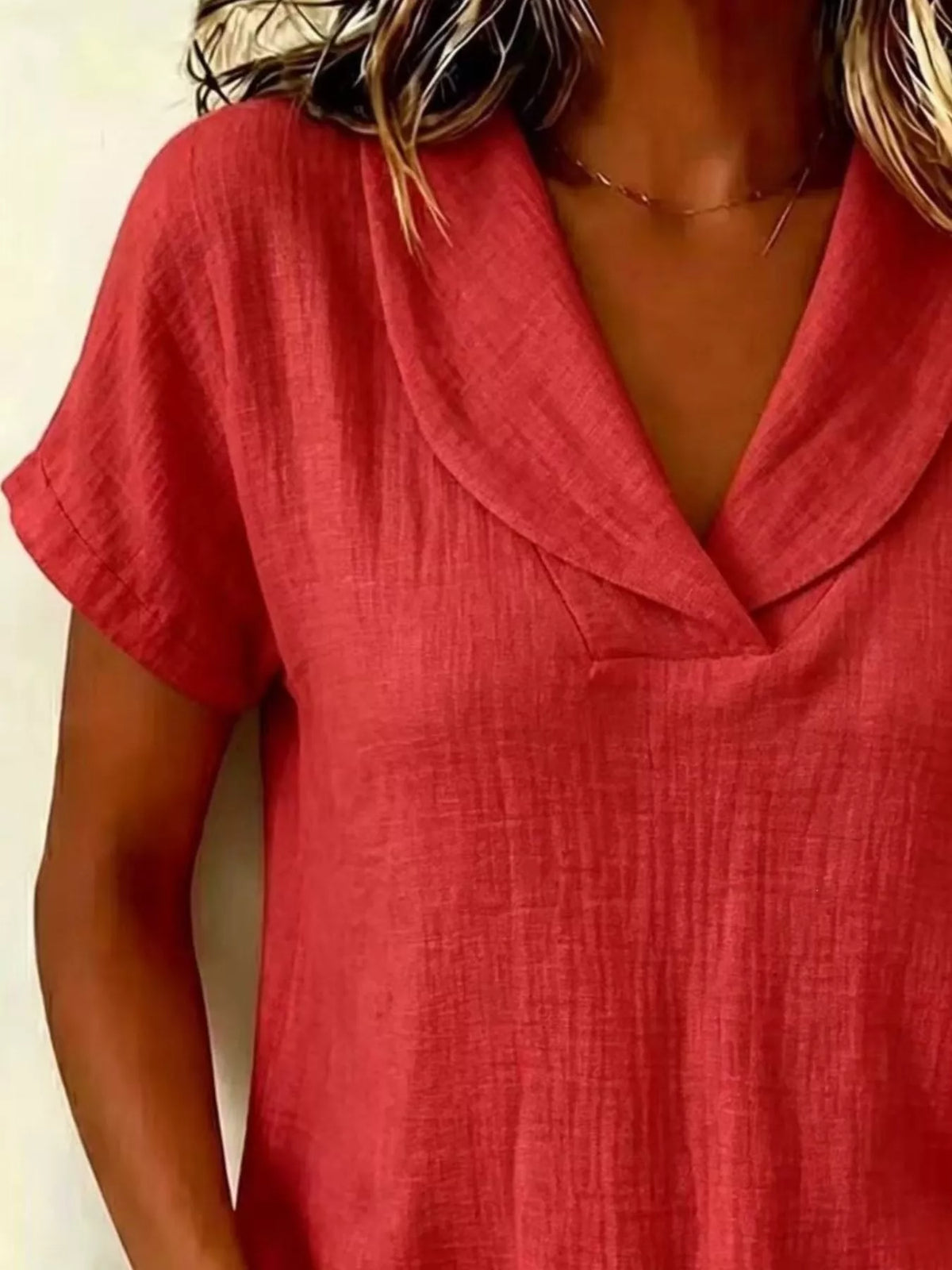 Plus size casual blouse everyday style