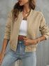 Zip Up Long Sleeve Jacket long sleeve design