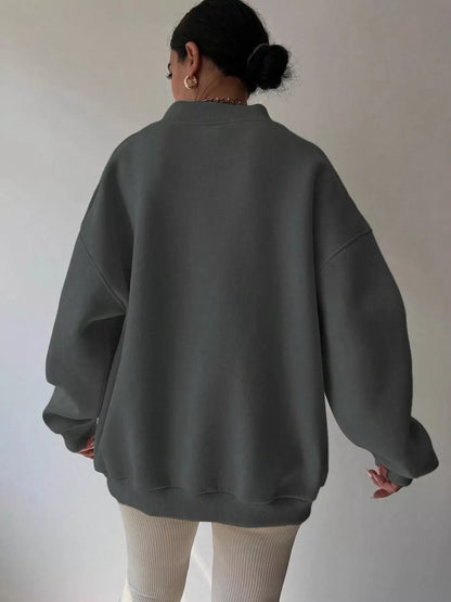 Oversized Long Sleeve Sweatshirt casual outfit
