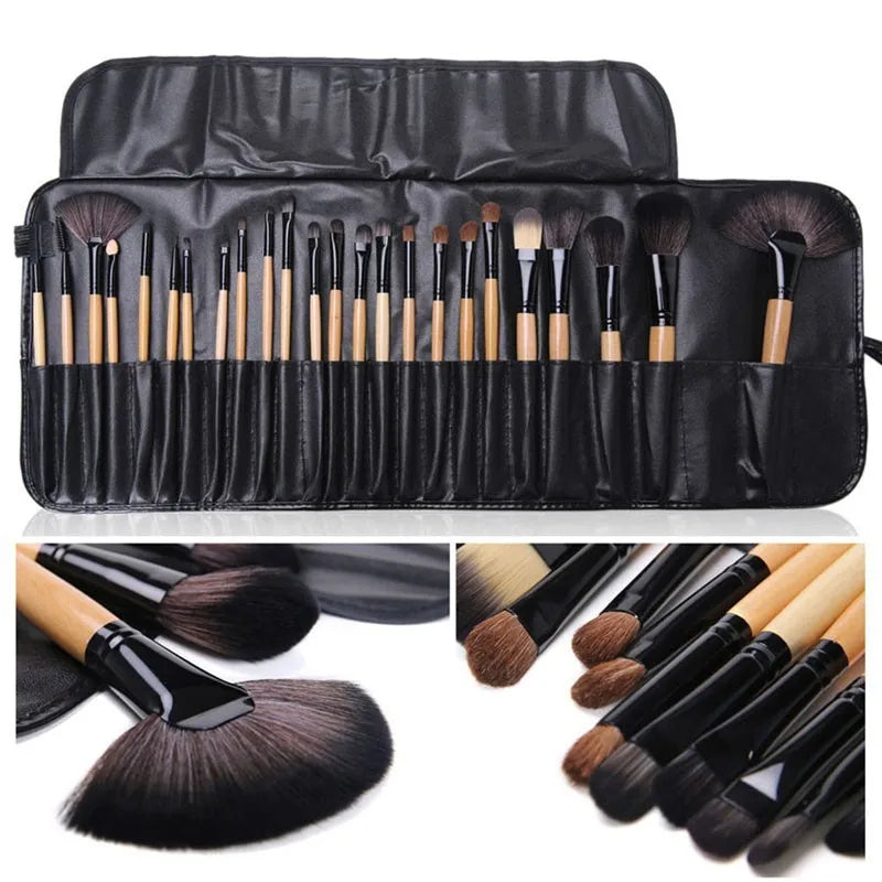 Makeup brush set for eyeshadow and eyebrows