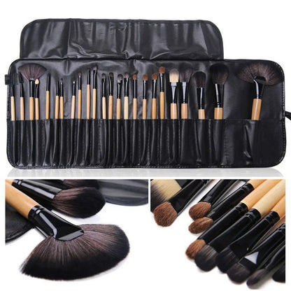 Makeup brush set for eyeshadow and eyebrows
