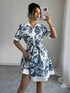 Effortlessly Chic Printed Mini Dress for Every Occasion