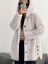 Plus Size Fleece Hooded Jacket women&