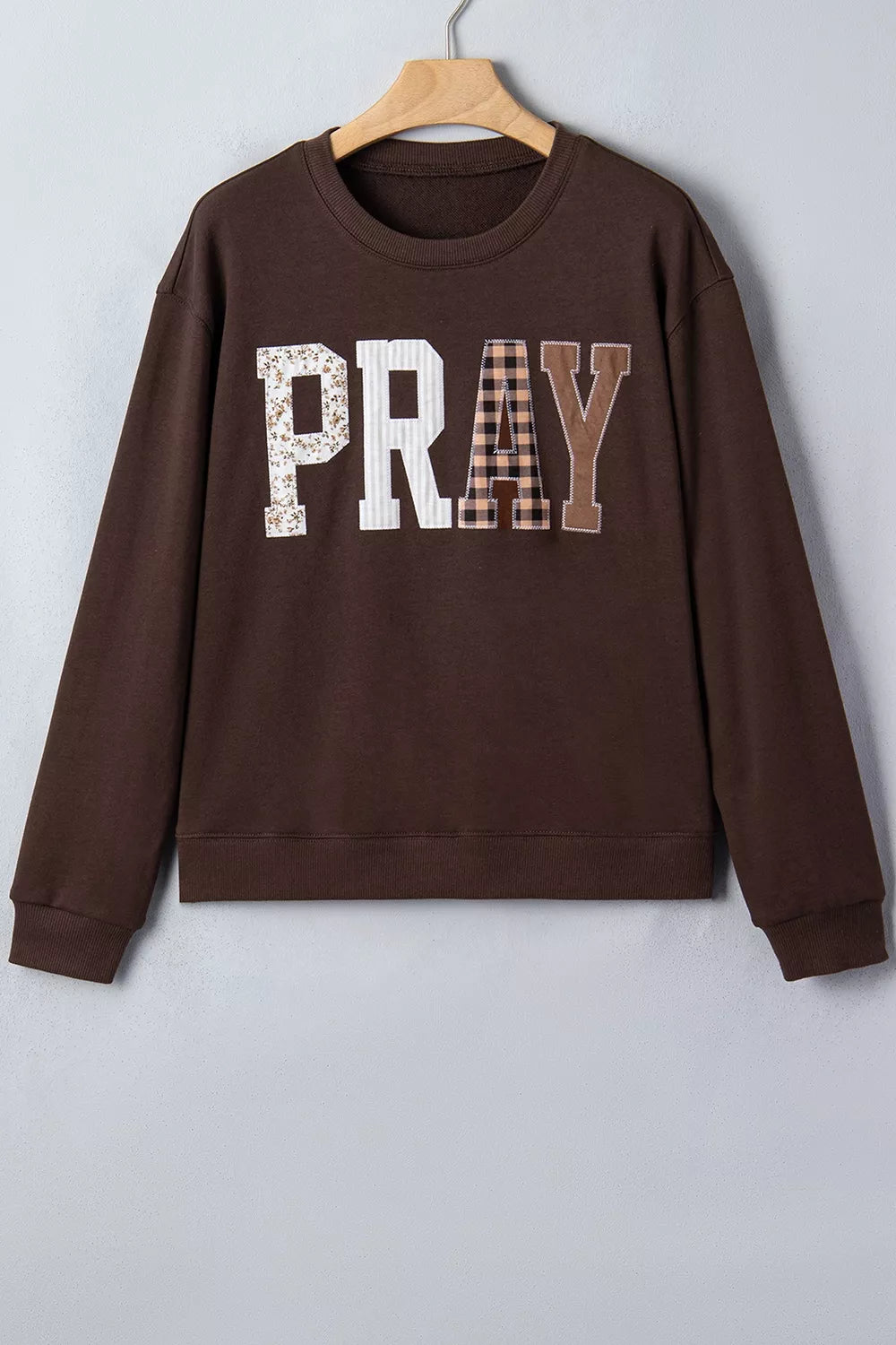 PRAY Crew Neck Sweatshirt women&