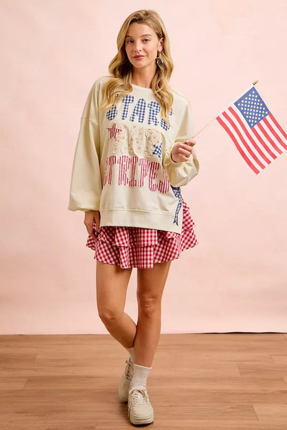 Patriotic 4th of July sweatshirt