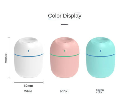 Portable Ultrasonic Humidifier USB Aroma Essential Oil Diffuser LED - Eloria Shop