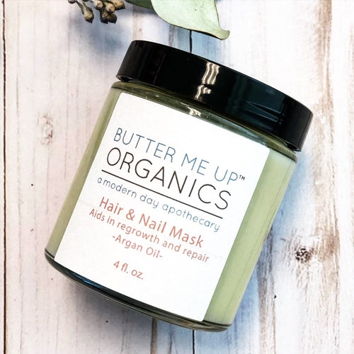 Hair and nail growth mask product for hair and nail care
