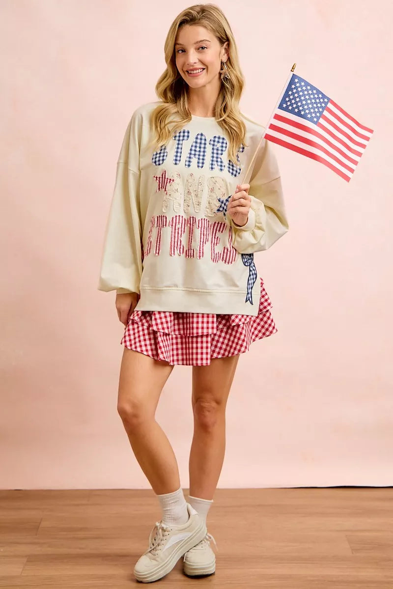 Patriotic 4th of July sweatshirt