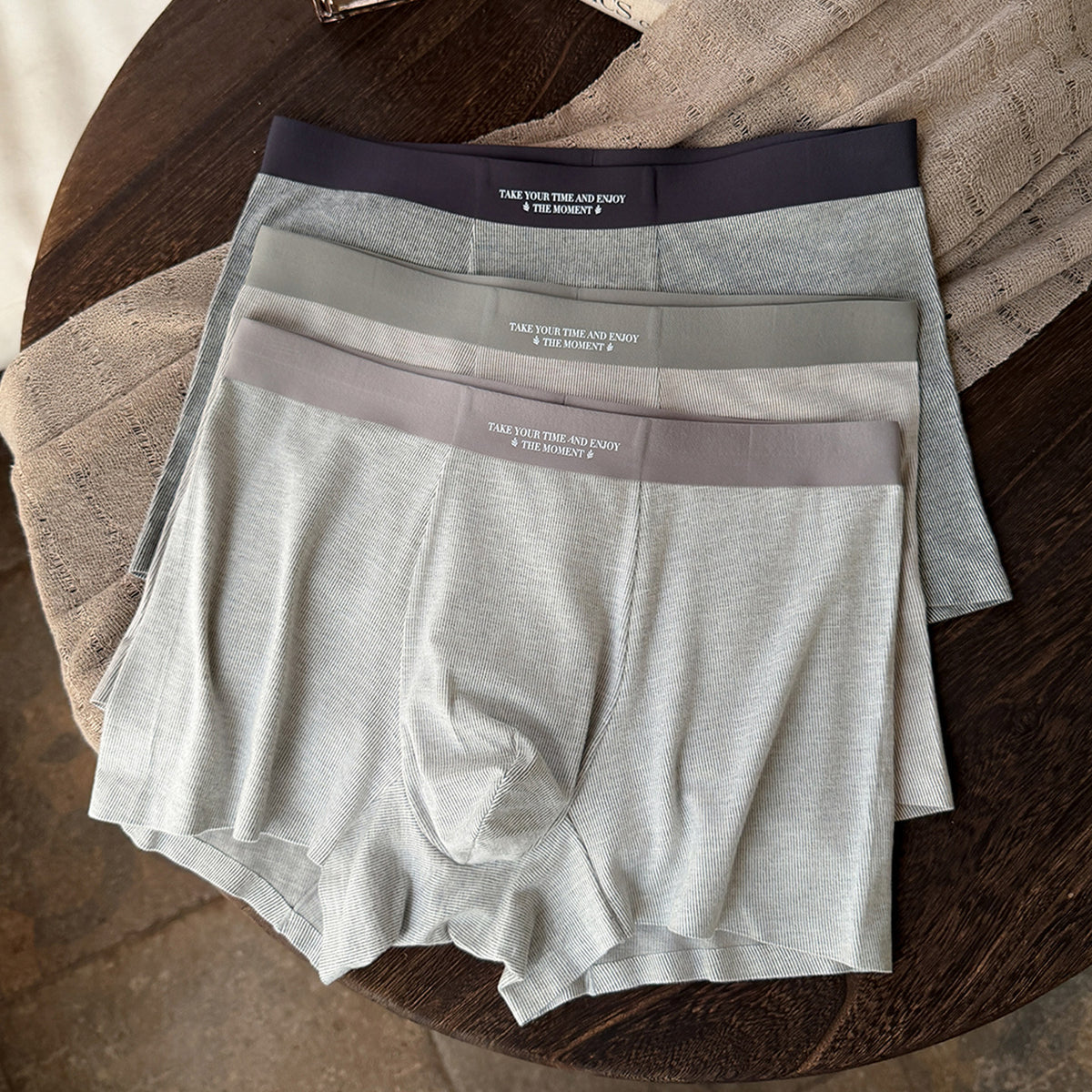Mens thermal underwear soft fleece fabric