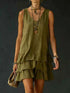 Elevate Your Wardrobe with Our Plus Size Ruffled Hem V-Neck Dress