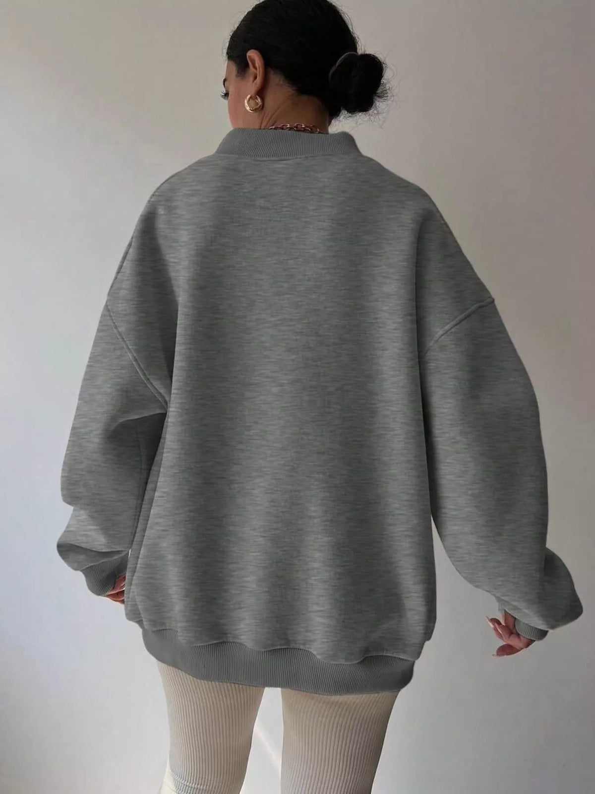 Oversized Long Sleeve Sweatshirt casual outfit
