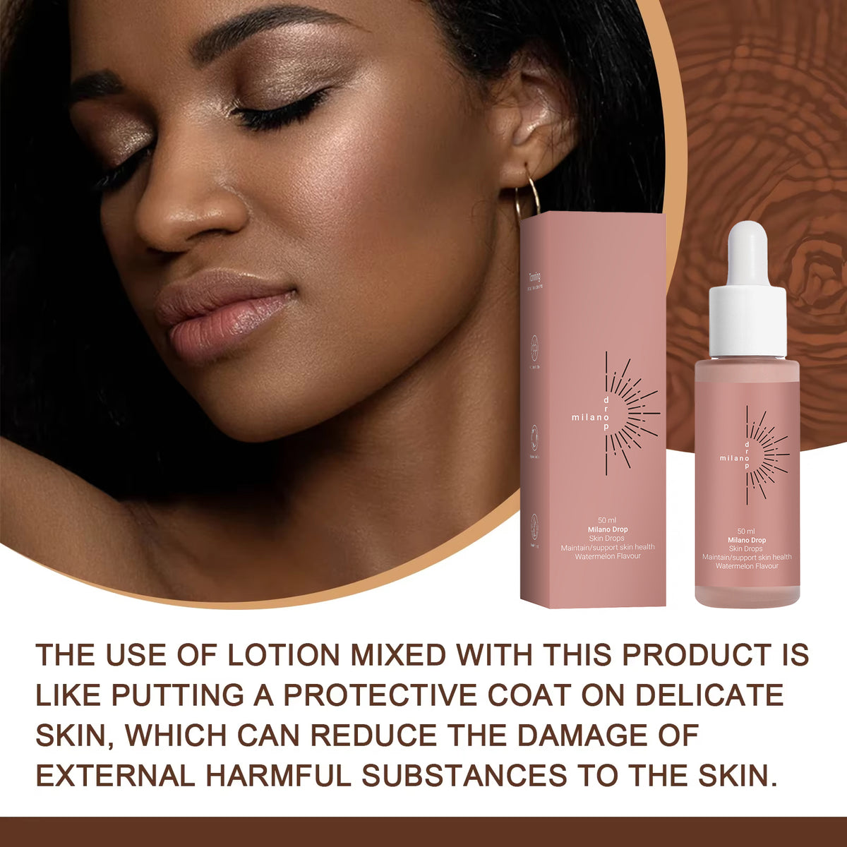 Self tanning serum beauty care product