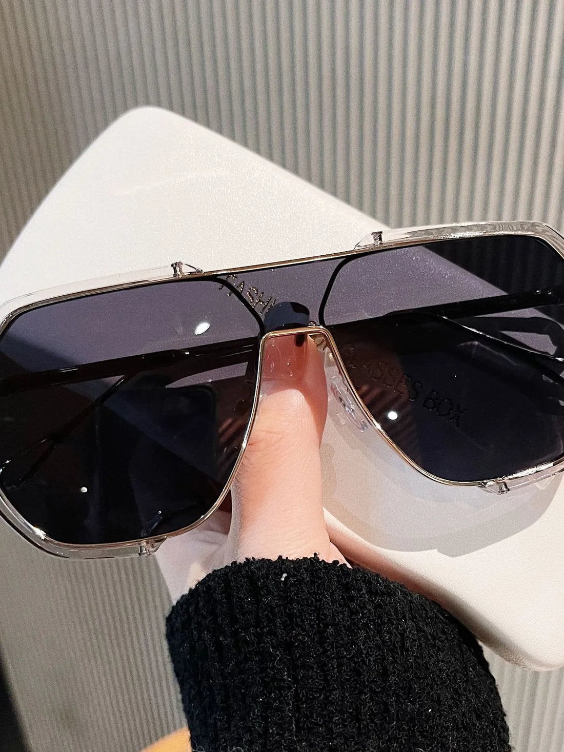 Oversized UV Protection Sunglasses fashion eyewear