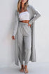 Long Sleeve Cardigan Pants Lounge Set women&