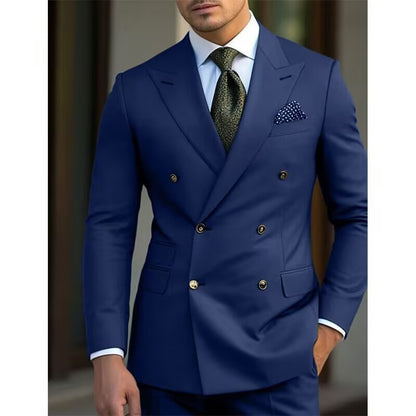 Mens suit set casual business attire for men