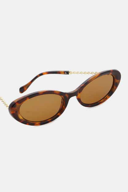 Polycarbonate Cat-Eye Sunglasses UV400 lenses