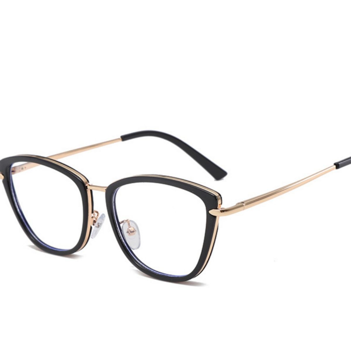 Stylish Cat-Eye Glasses metal frame