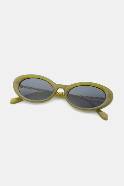 Polycarbonate Cat-Eye Sunglasses UV400 lenses