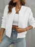 Zip Up Long Sleeve Jacket long sleeve design