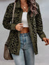Plus Size Leopard Print Jacket leopard print design