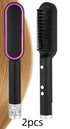2-in-1 hair straightener and curling comb for versatile hairstyles
