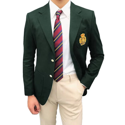 Mens slim fit suit formal business wear