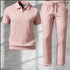 Mens 3D printed shirt and pants set casual outfit