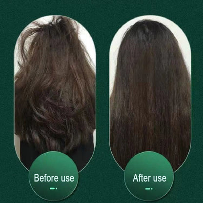 2-in-1 hair straightener and curling comb for versatile hairstyles