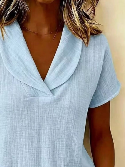 Plus size casual blouse everyday style