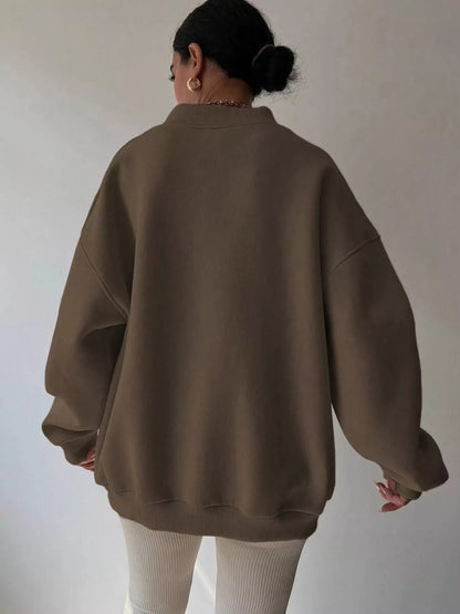 Oversized Long Sleeve Sweatshirt casual outfit